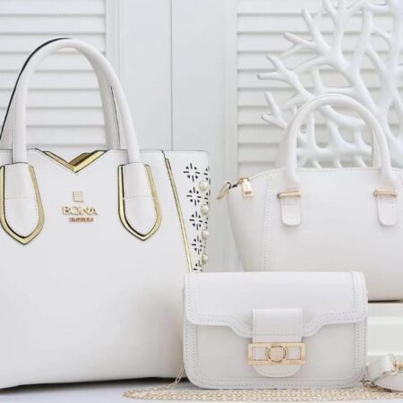 ensemble sac à main blanc